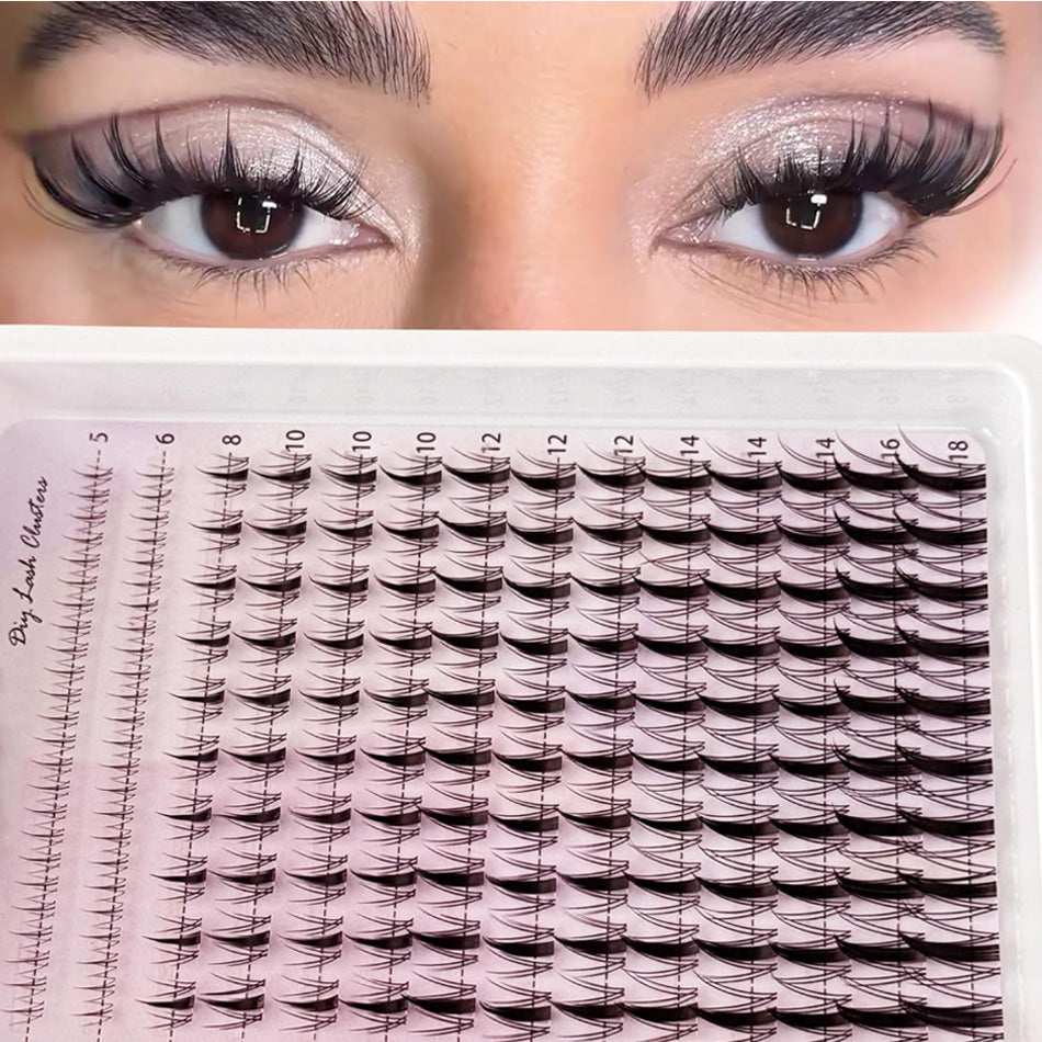 Lower lashes + Fairy Lashes Cluster