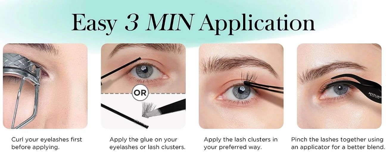 Acrylic Box Diy Segmented Eyelashes 8-16mm