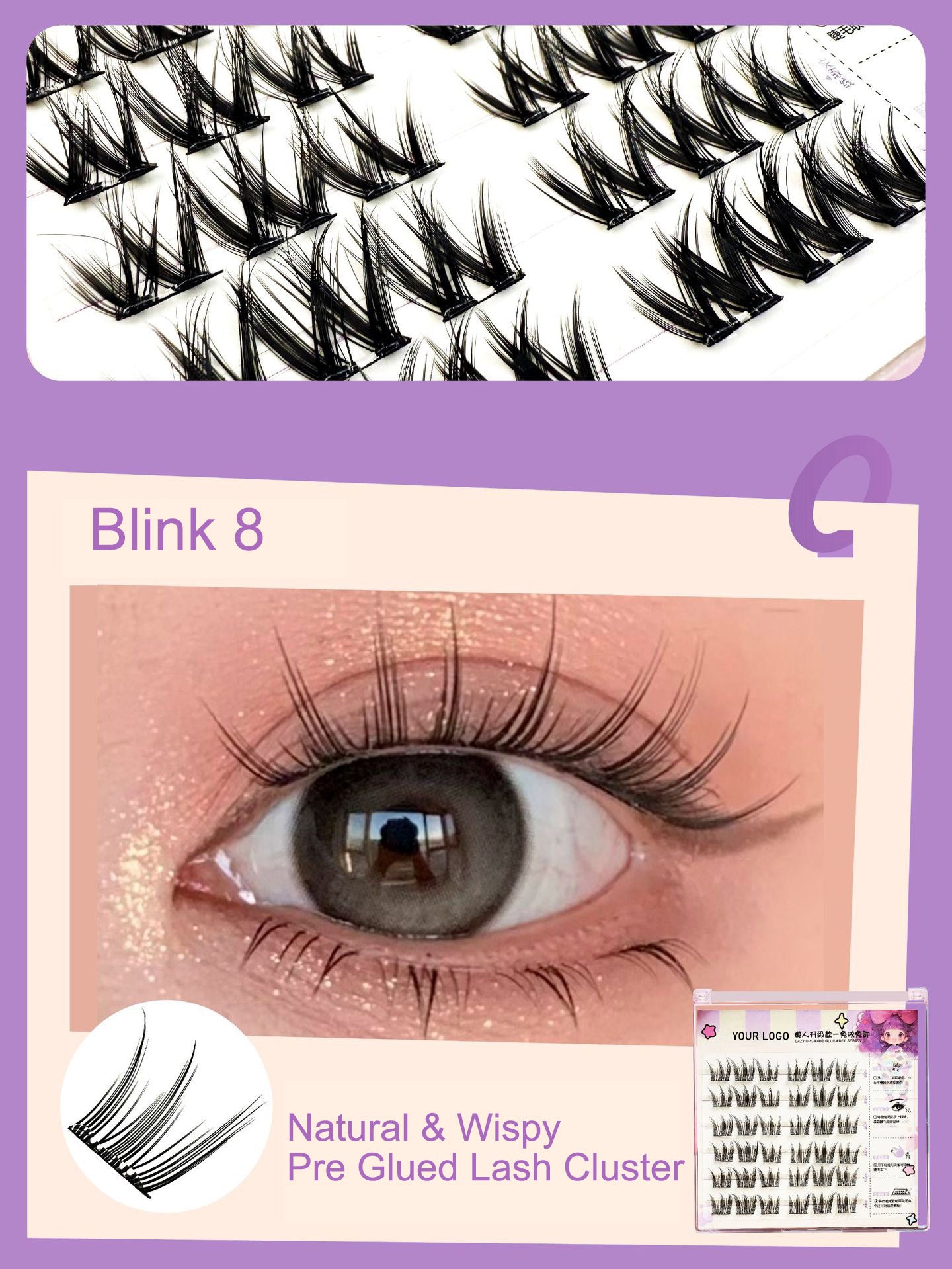 Big Discount For Press On Lash Clusters