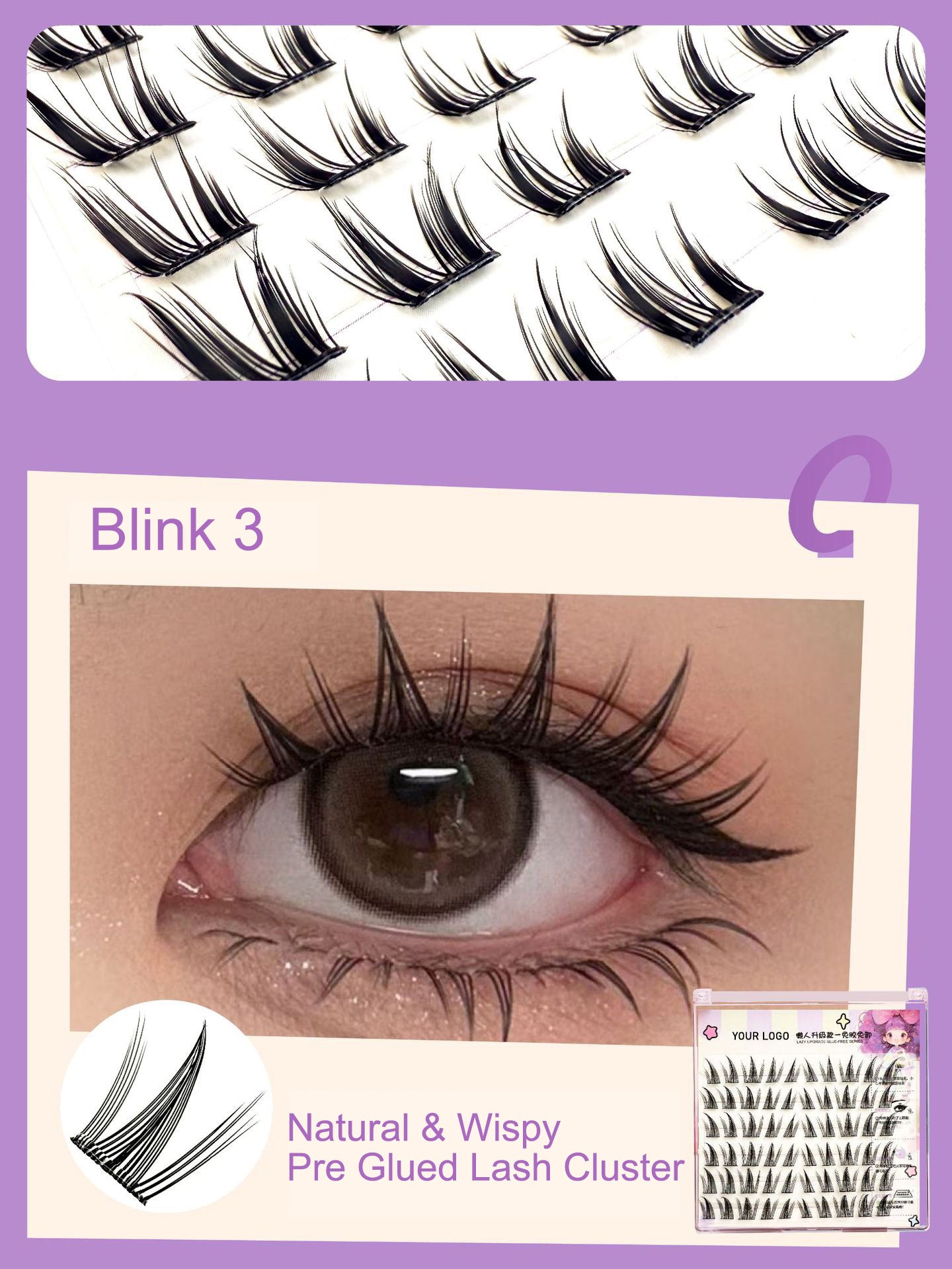 Big Discount For Press On Lash Clusters
