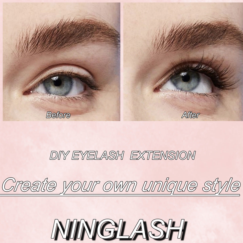 No Glue Needed 3D Effect Diy Segment Lash