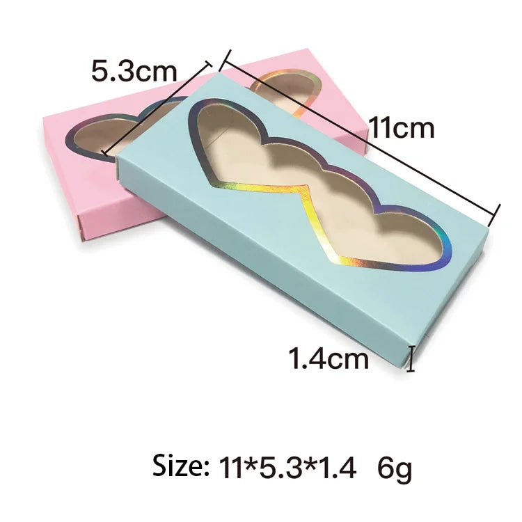 Spot Fast Delivery Color Paper Eyelash Boxes