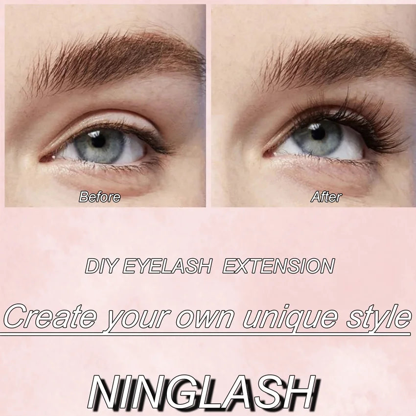DIY Segmented Ribbons eyelash