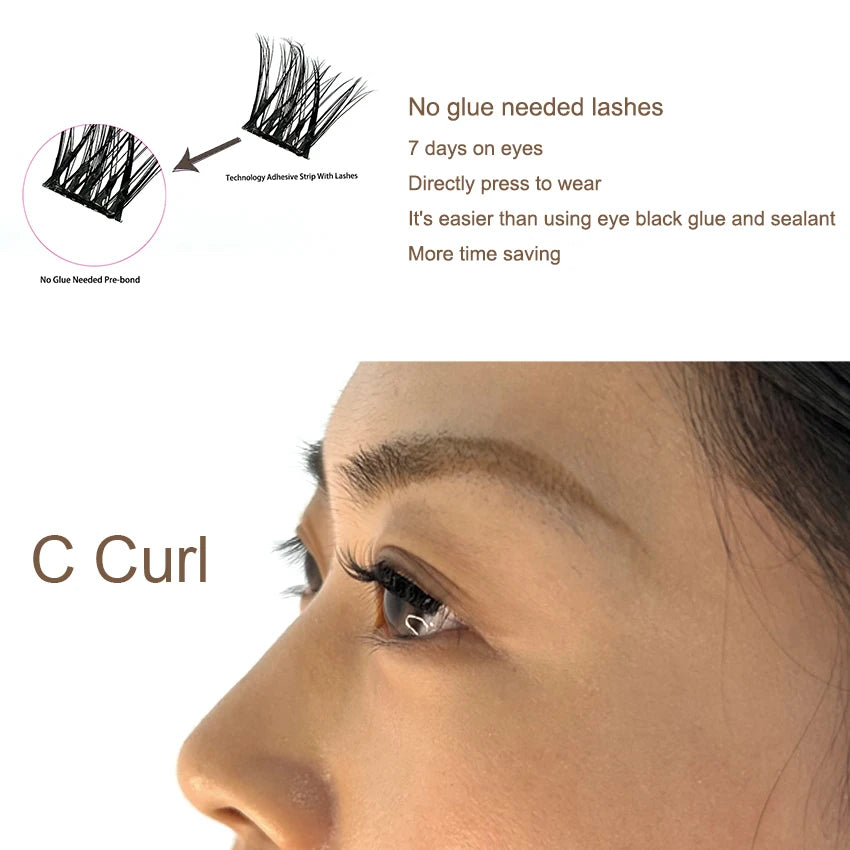 8-16mm No NeededDiy Lashes Extensions Kit