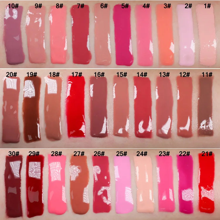 Wholesale Nude Lip Gloss Glitter Bucket