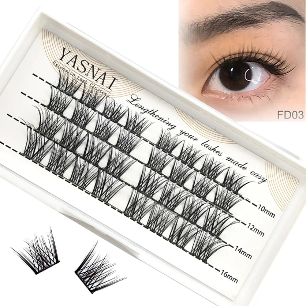 custom lash cluster kit diy Segmented eyelashes