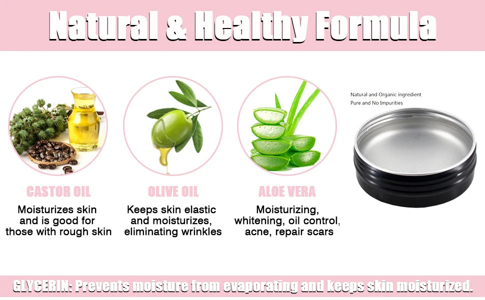 Anti-frizz Braid Hair Gel scented edge control wax