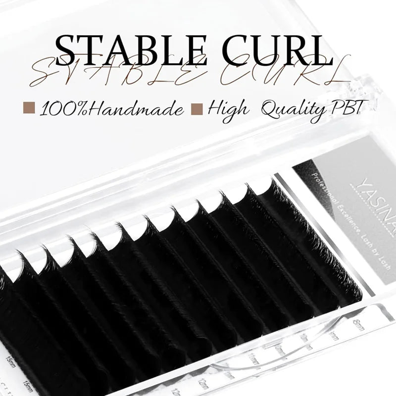 Black Cashmere Lash Extensions Trays