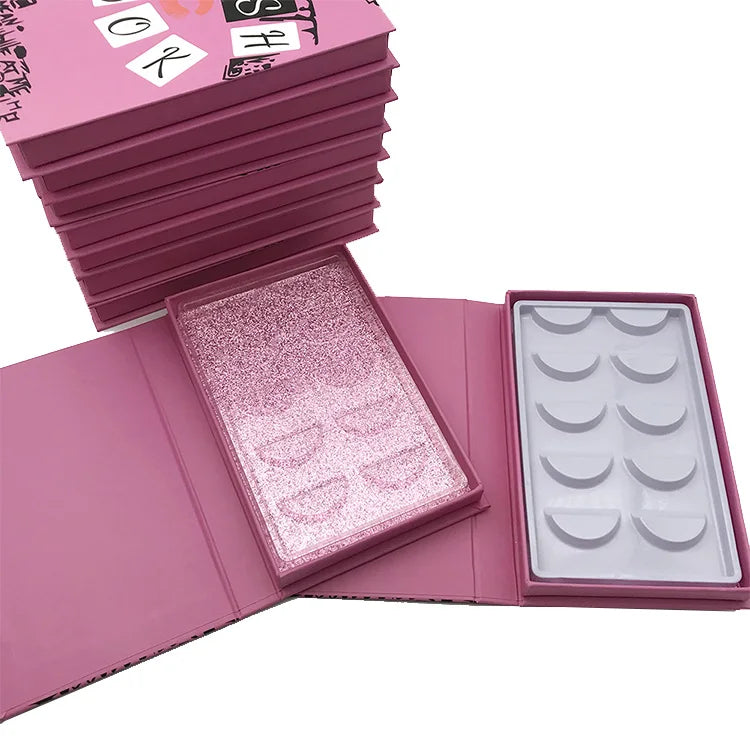 5 Pairs Lashes Tray Empty Eyelash Packaging