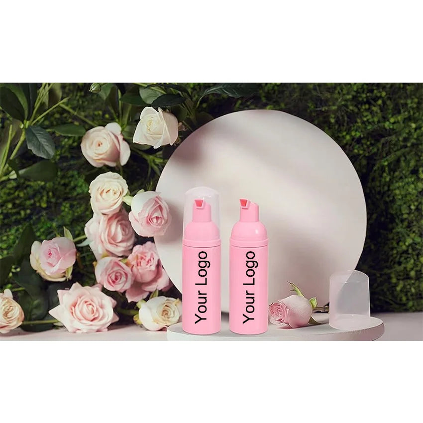 60ml Luxury Foam lashes Pump Bottle Organic Lash Cleanser