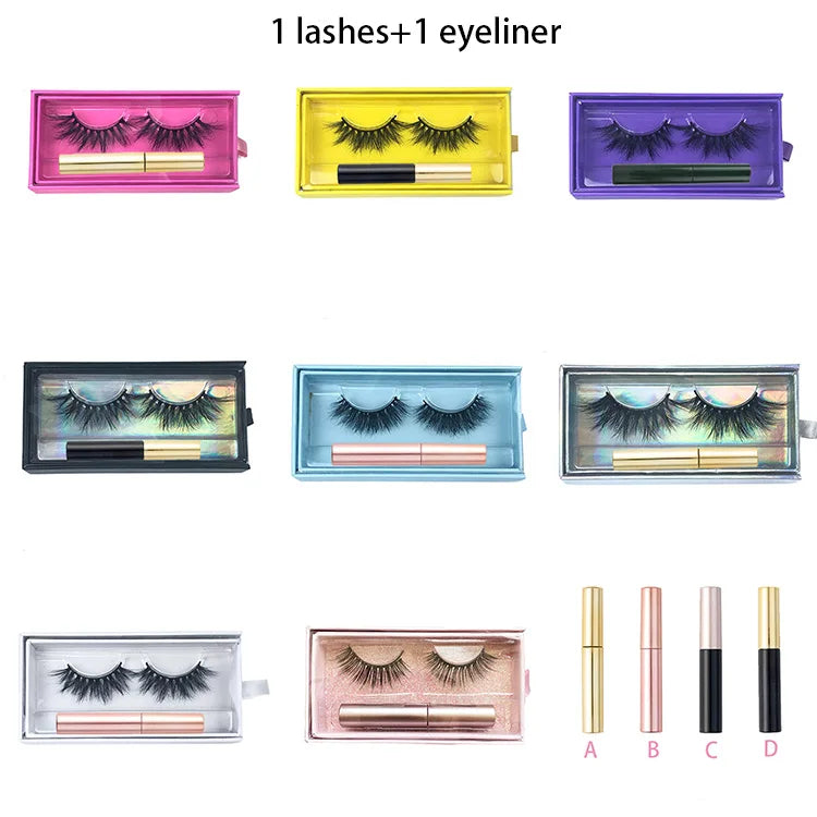 Magnetic Eyelashes Tray Set