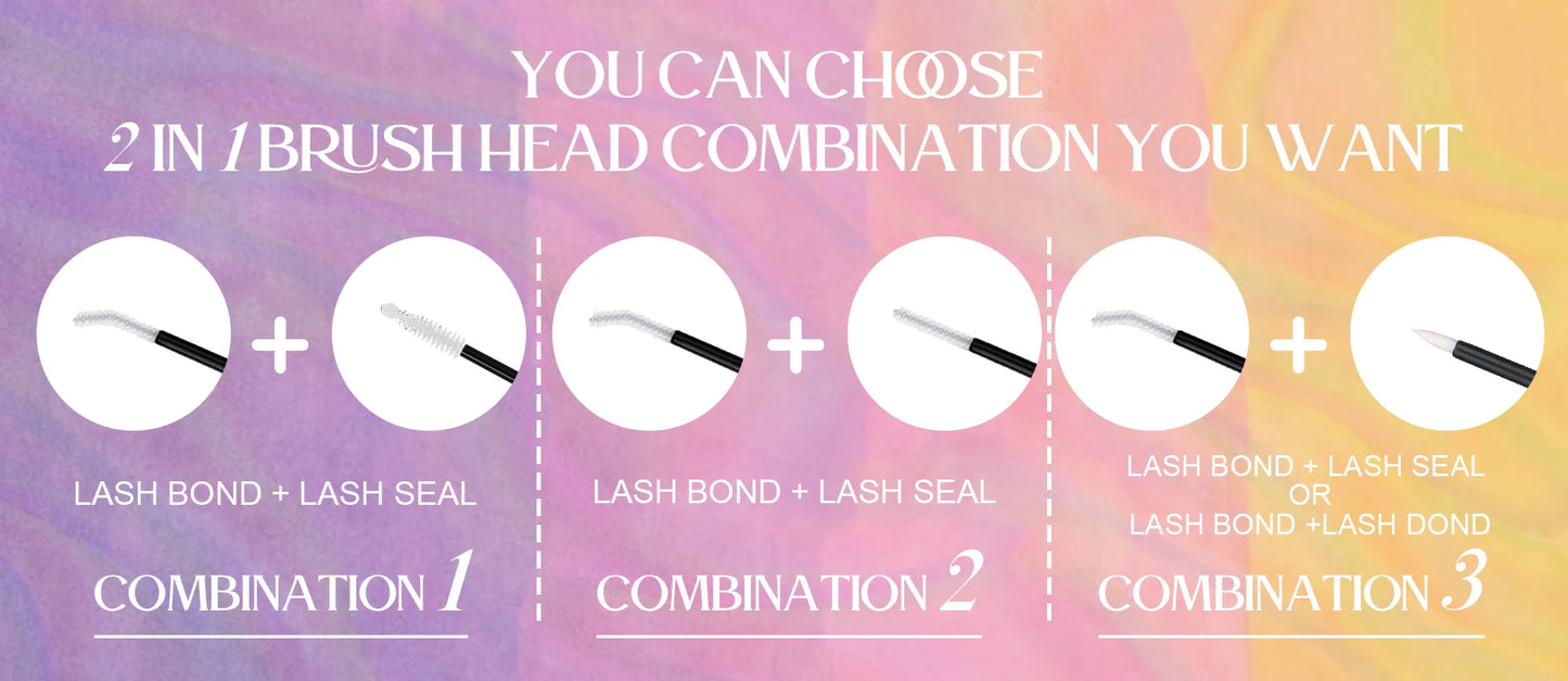 Waterproof 5-7 Days 2 In 1 Lash Adhesive And Sealant For Lash Extensions