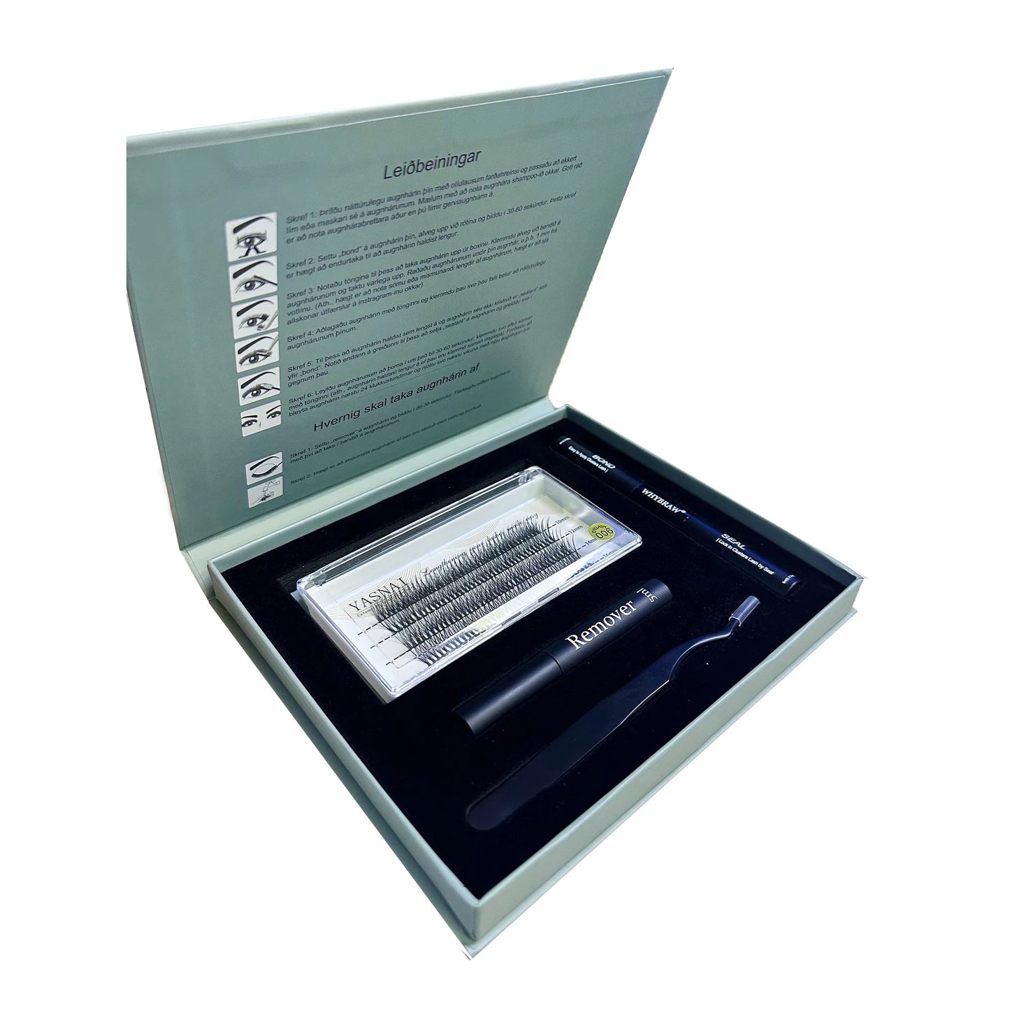 DIY lashes segmented kit