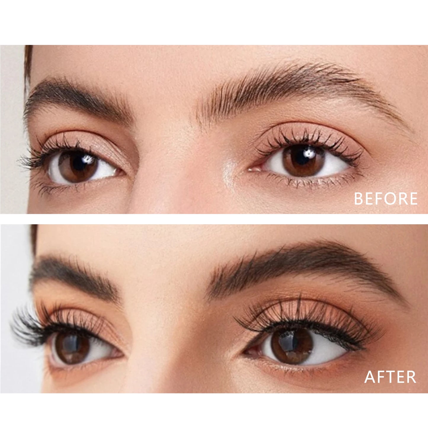To Apply And Carry With Mirror Pre Cut Cluster Fluffy Individual No Glue Cluster Eyelashes