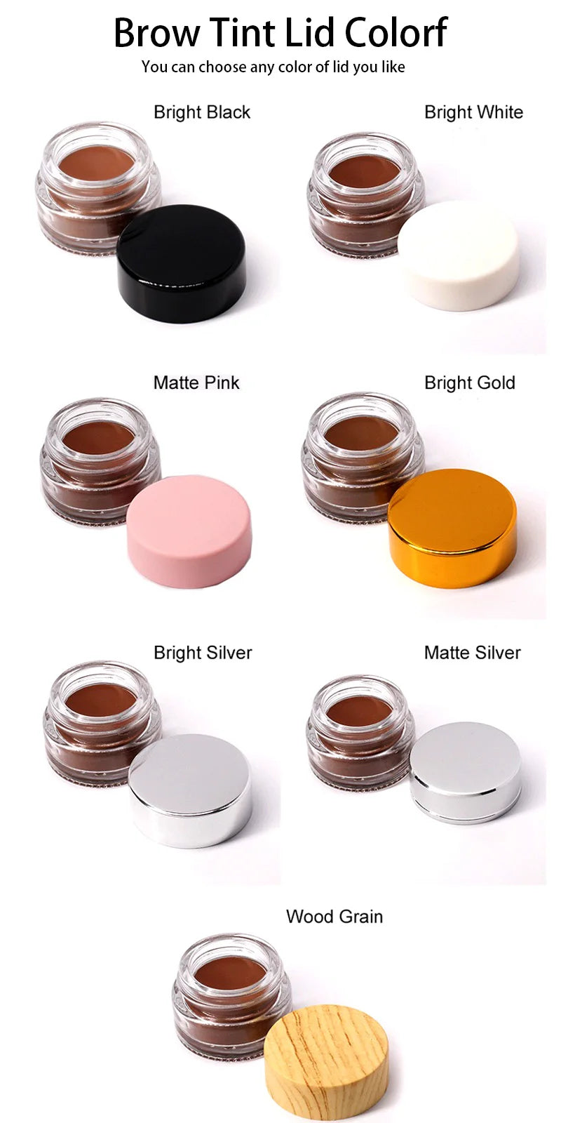 10 Colors Long Lasting Eyebrow Cream Waterproof Brow
