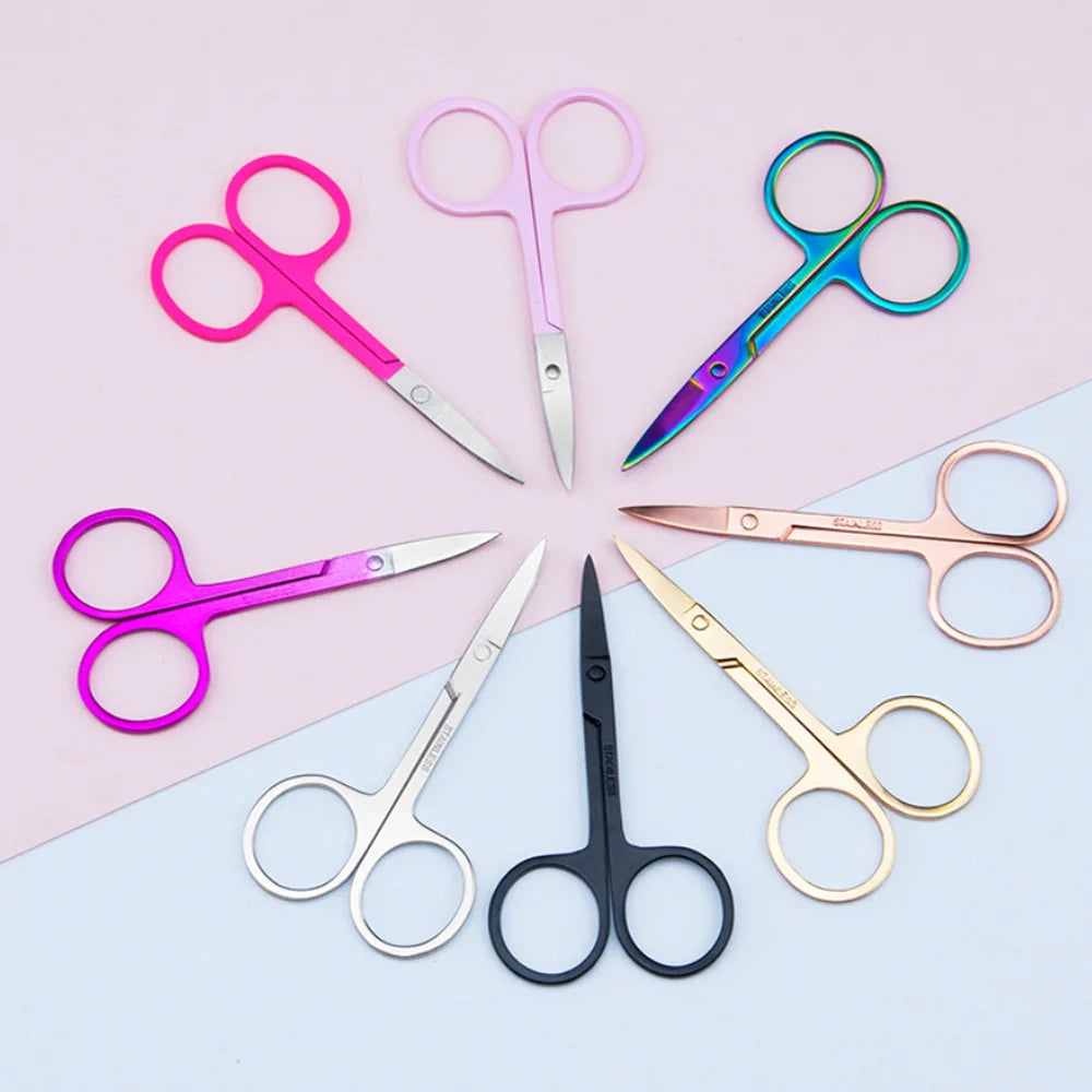 Colorful Makeup Eyelash Scissors For Eyelash
