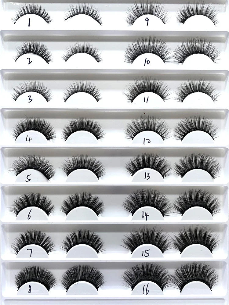 Magnetic Eyelashes Tray Set