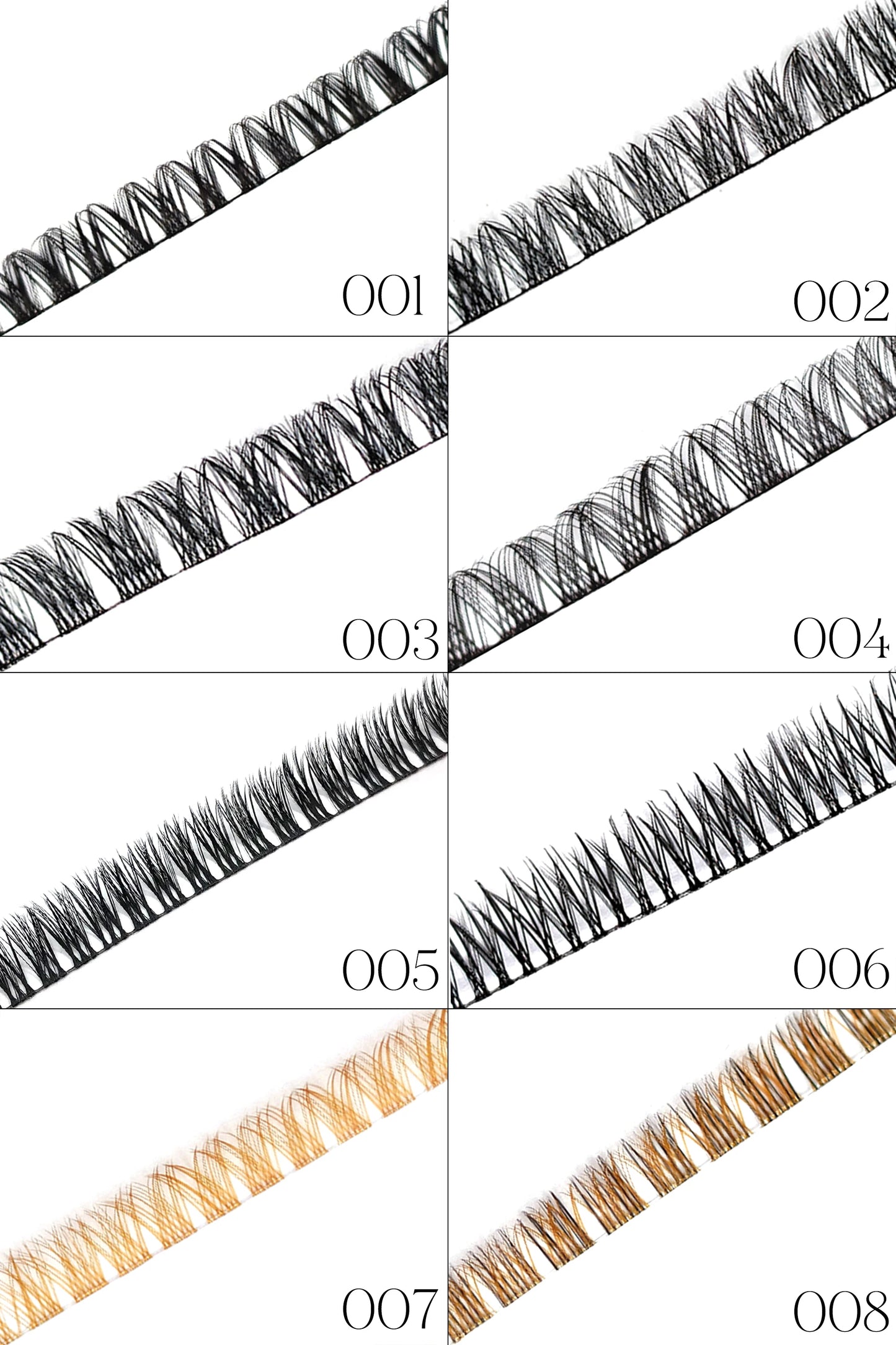 DIY Cluster Ribbon Eyelashes Extension