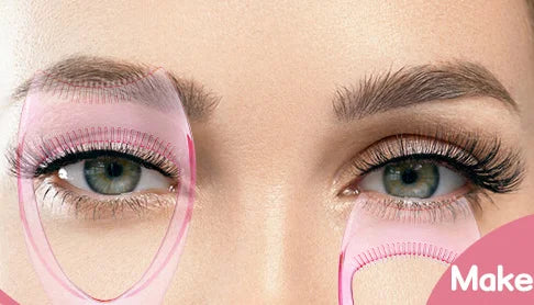 3 In 1 Mascara And Eyeshadow Shield Applicator Guard Applicator Comb