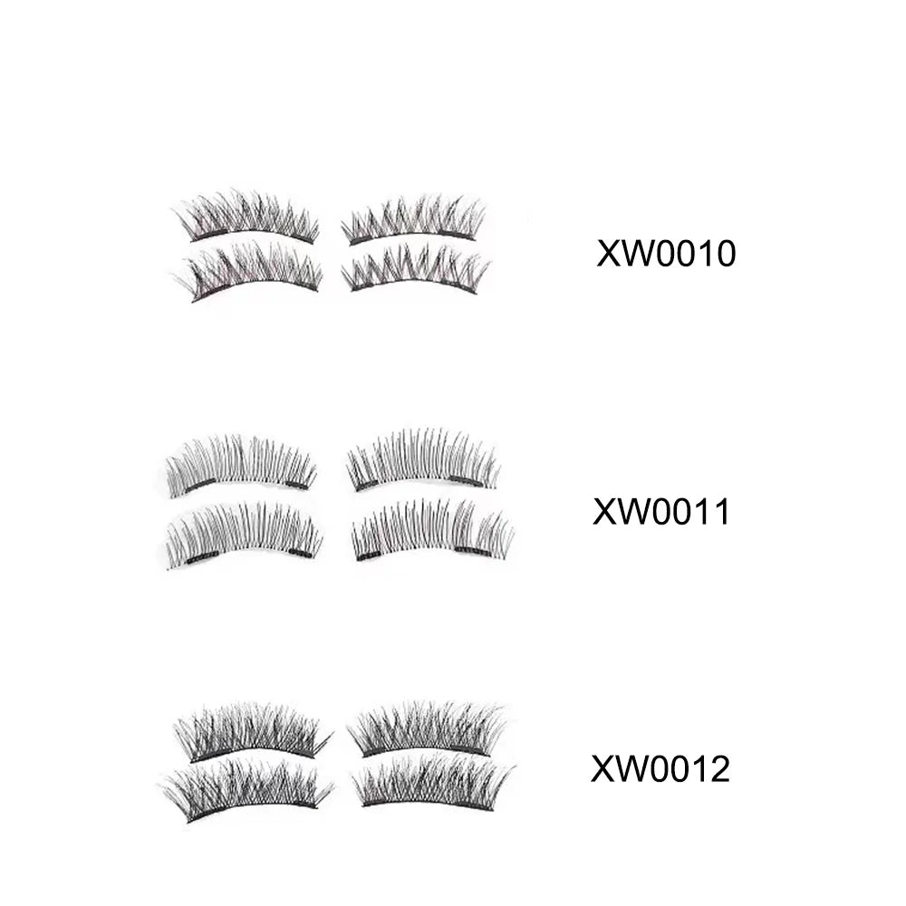 Double layers hard magnetic eyelashes
