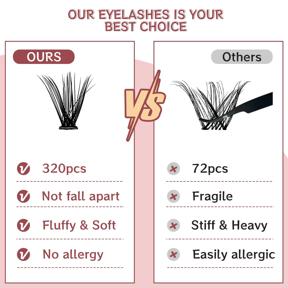 Individual lashes diy segment lash kit Sealant