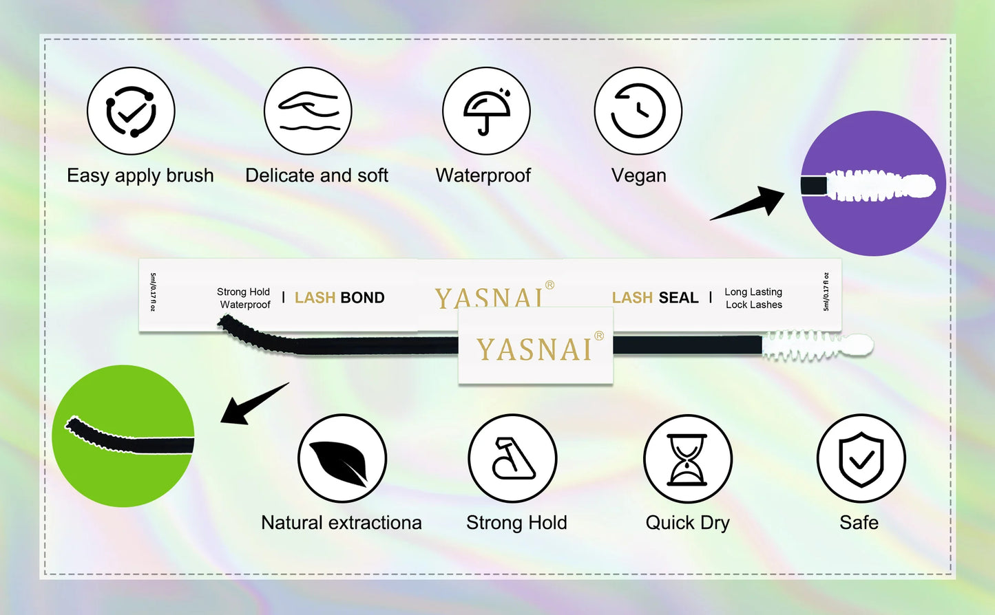 200D Volume Eyelash 14-20mm Wispy Individual Lashes D Curl Eyelash Fluffy Thick Cluster