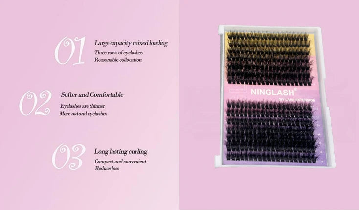 200D 80D volumizing, volumizing, individual, extending and curling eyelash curler set