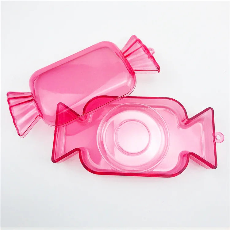 Sweet Plastic Candy Eyelashes Cases
