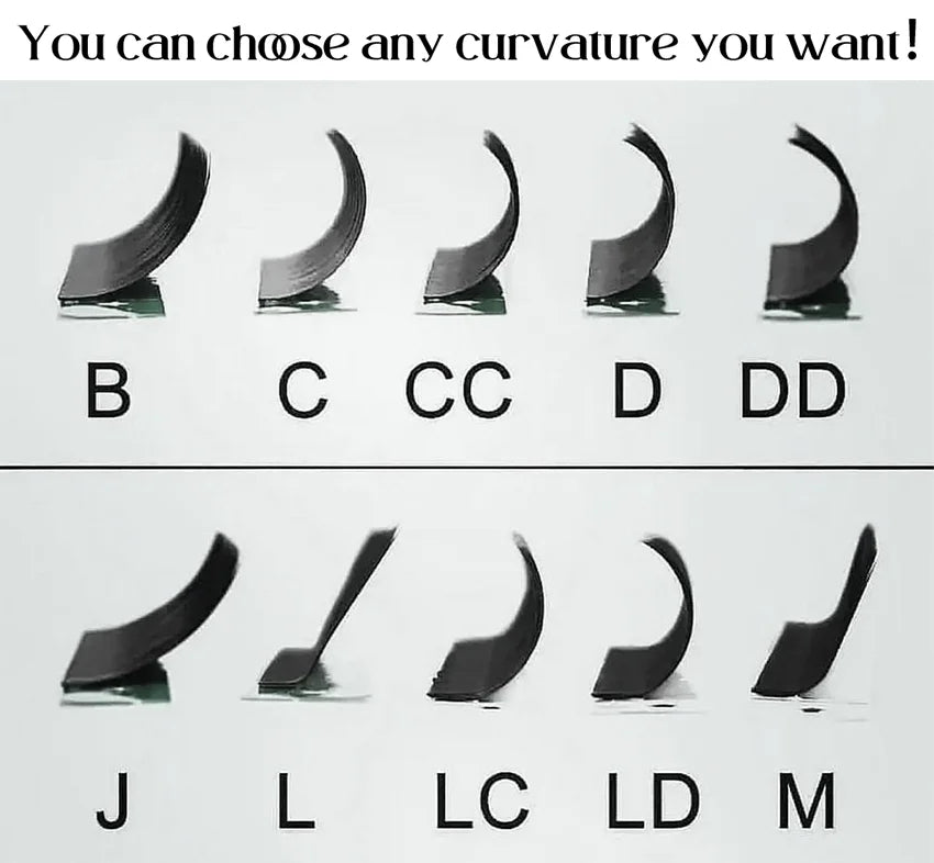 Black Cashmere Lash Extensions Trays