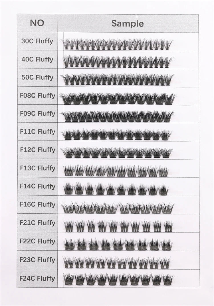 Fluffy Lashes Extensions Supplies