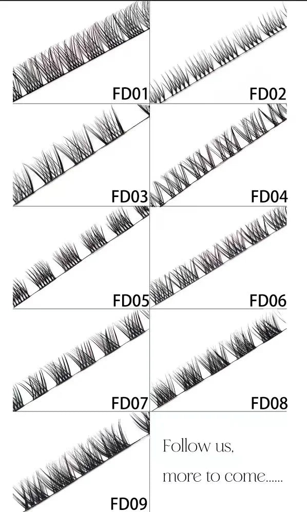 DIY Segmented Ribbons eyelash