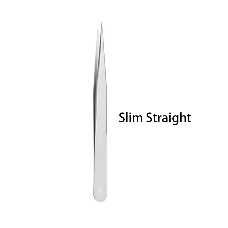 Stainless 45 Degree Curved Tweezers