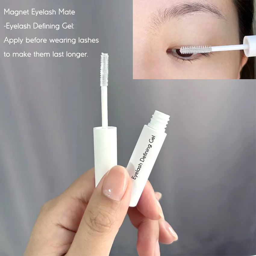 Soft magnetic eyelashes with pink box