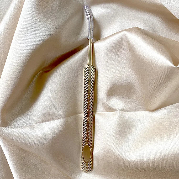 High Density 90 Degree Eyelash Stainless Steel Tweezers