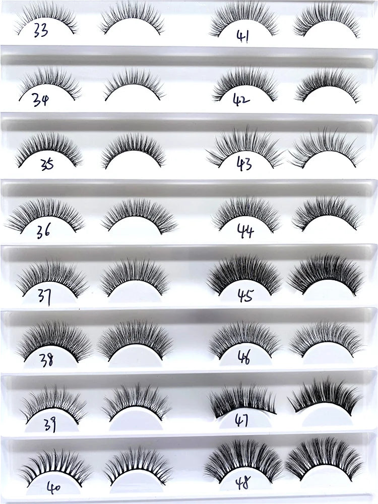 Magnetic Eyelashes Tray Set