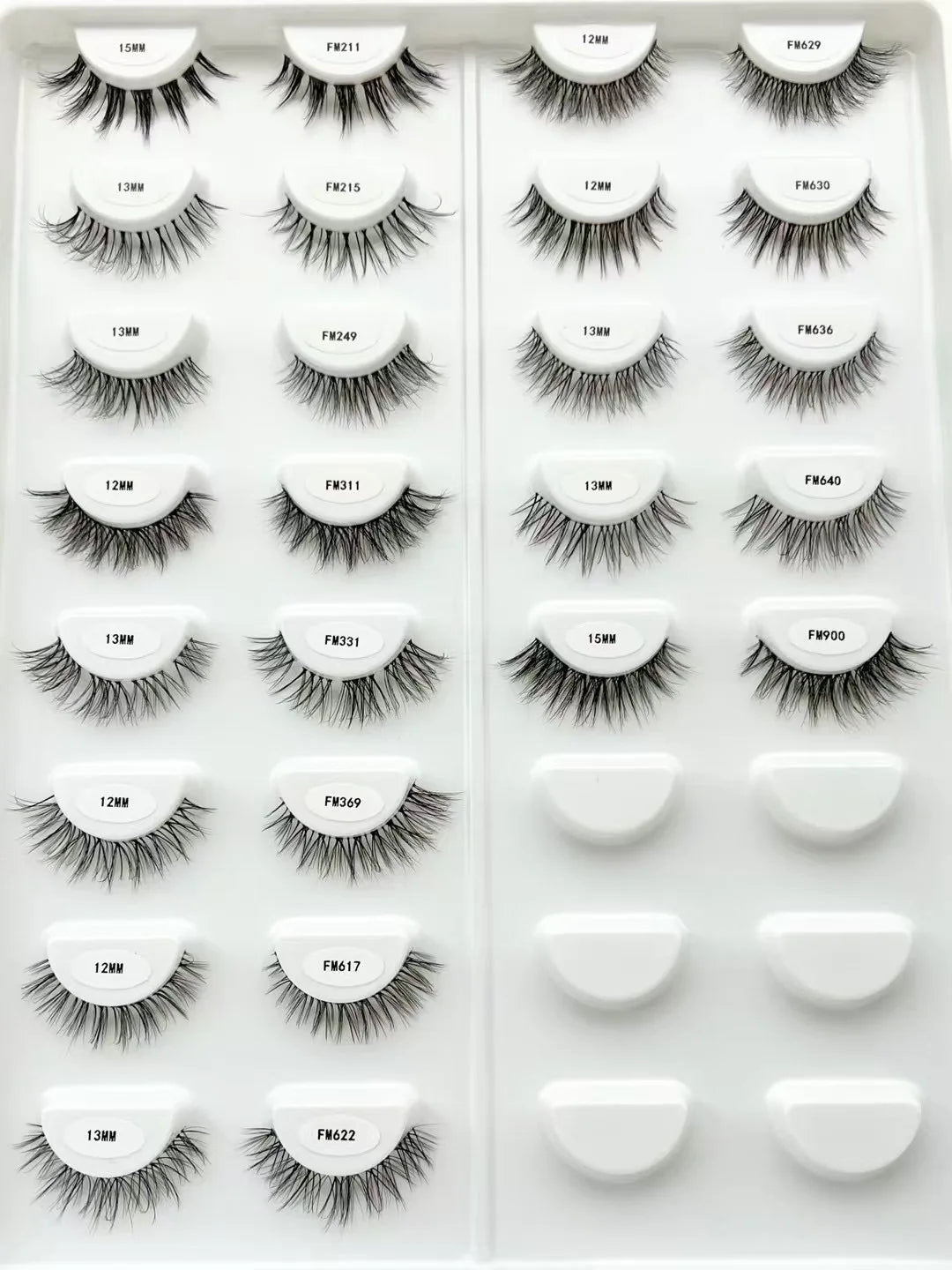 12-15mm Silk Strip Lashes