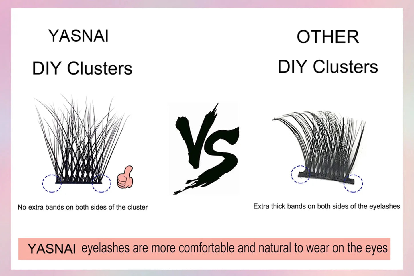 Matte Eye Lash Cluster Kit Bulk