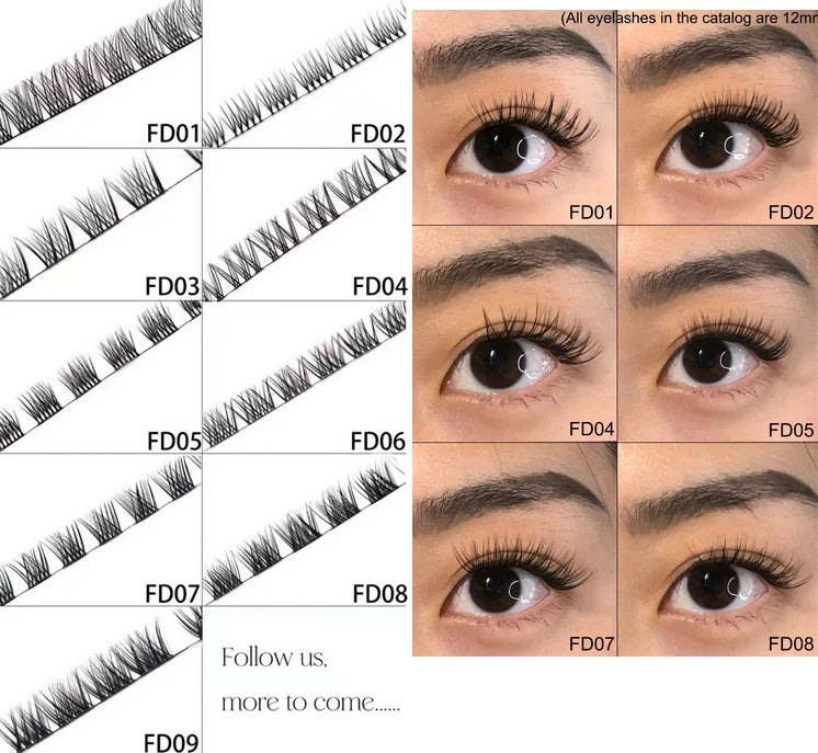 30D 40D cluster Eyelash