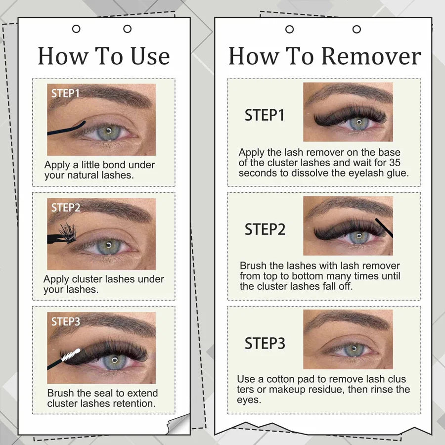 10-18mm CurlyFluffy Thick Eyelash Extension Kit