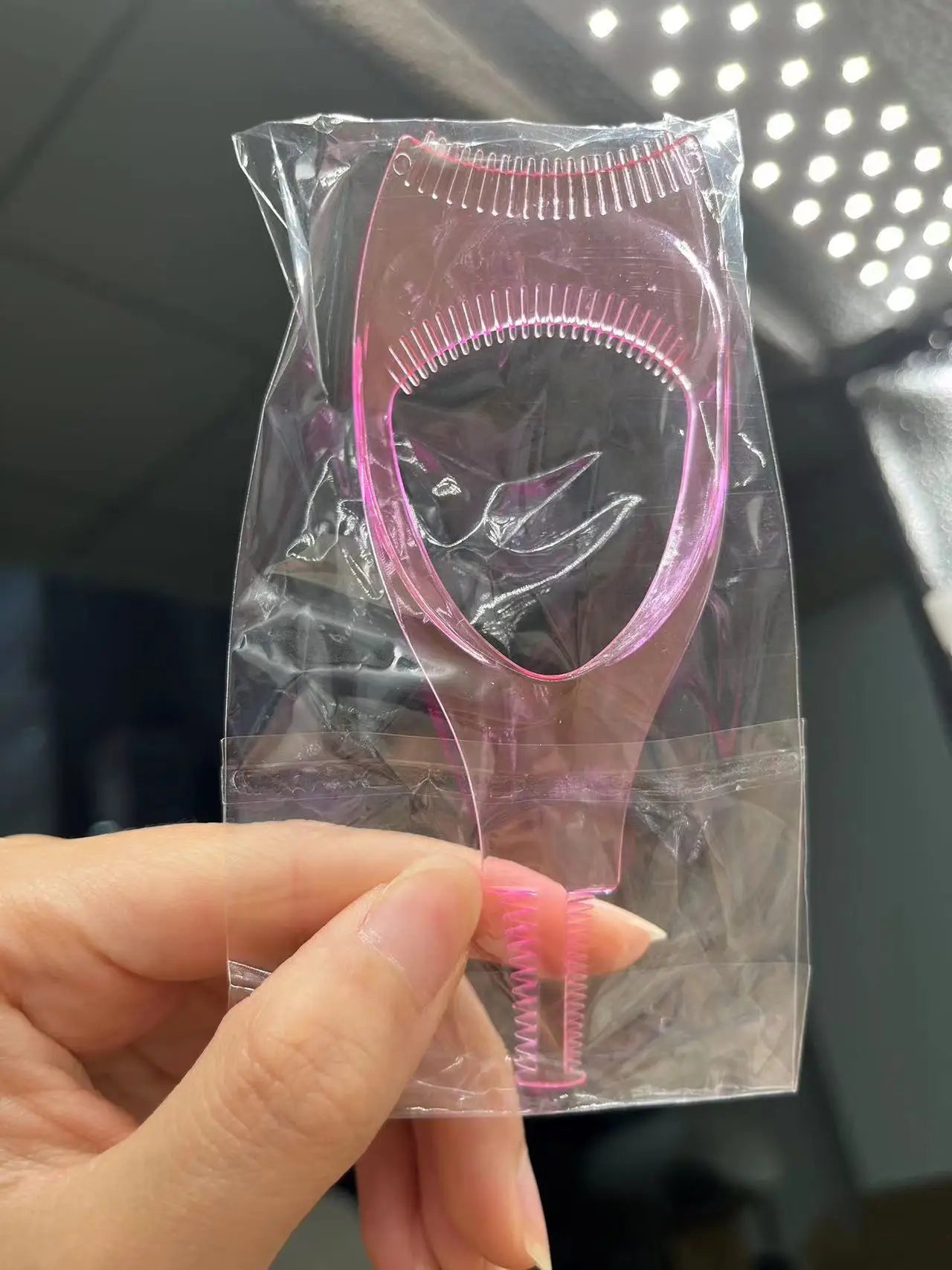 Wholesale Plastic Colorful 3 IN 1Eyelash Comb