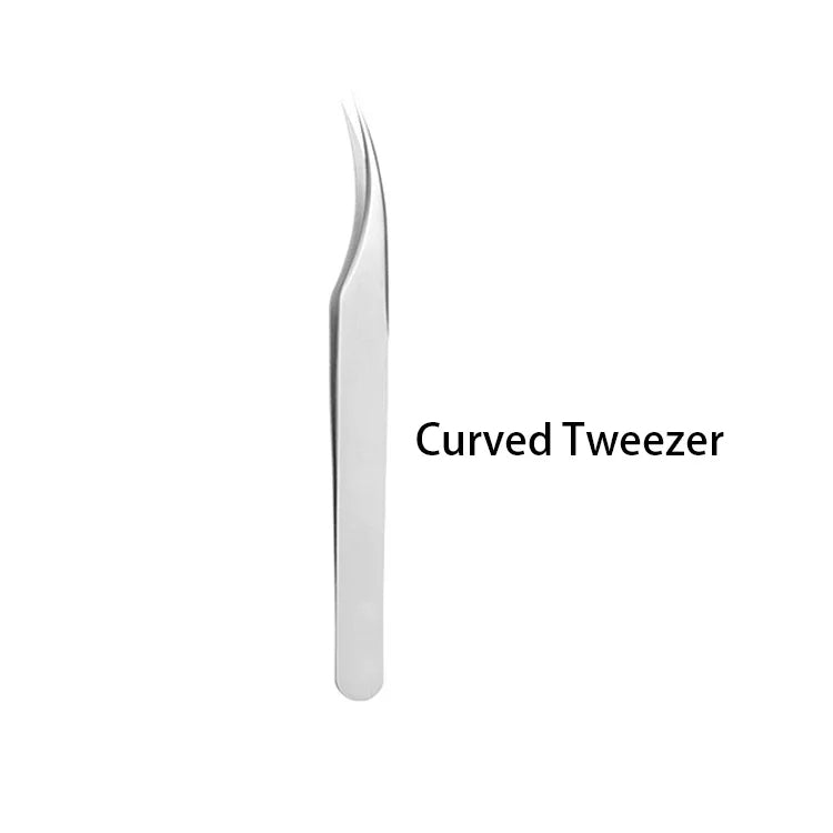Stainless 45 Degree Curved Tweezers