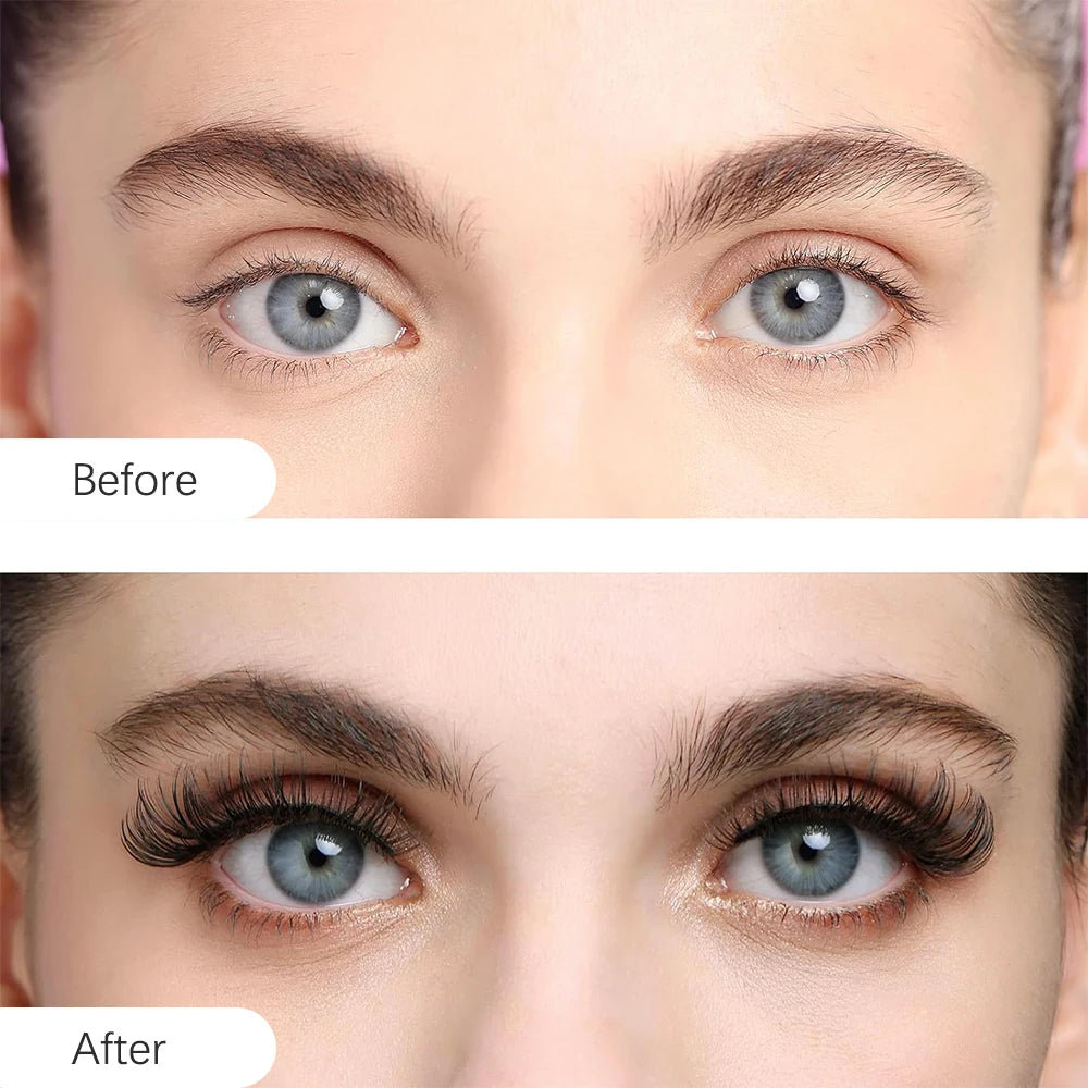 DIY Pre Glued Cluster Lashes With