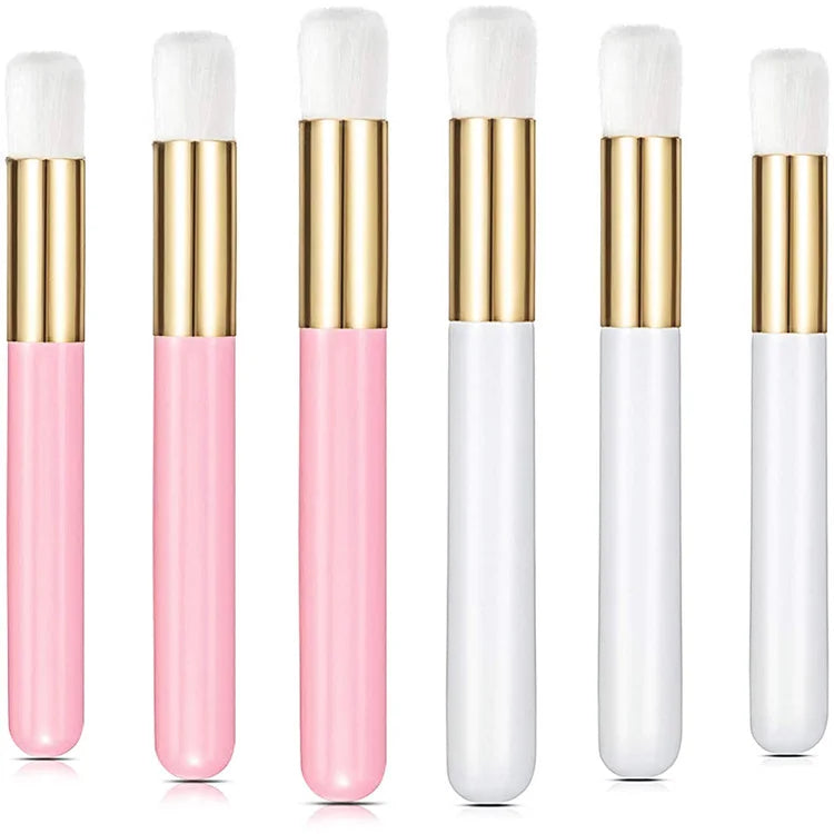 Set Pink Lash Foam Shampoo Brush