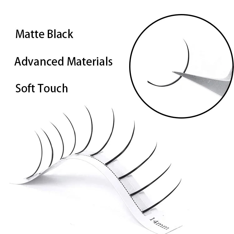 Soft Single Silk Promade Spikes Lash Extensions