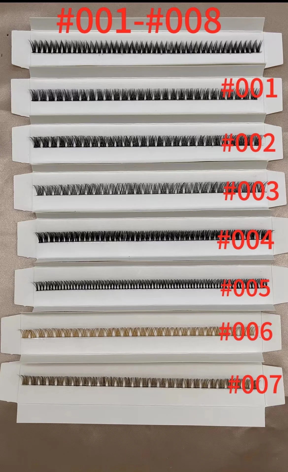 three rows ribbon eyelash extension diy soft lashes