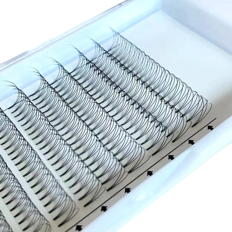 3D Short Stem Premade Volume Fans eyelash