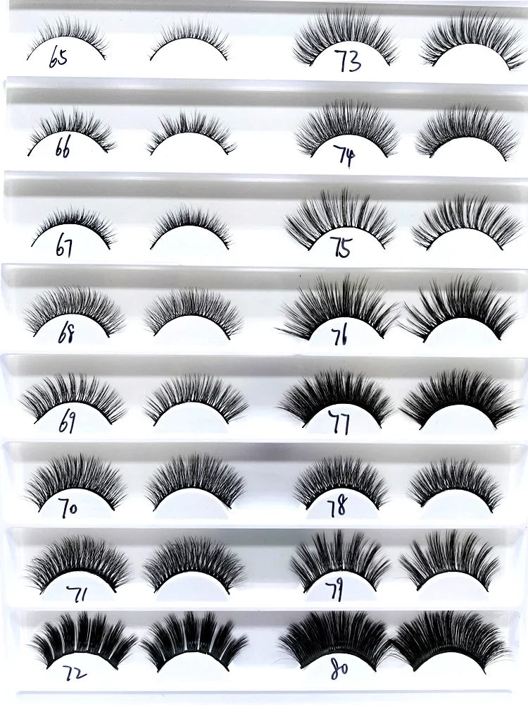 Magnetic Eyelashes Tray Set