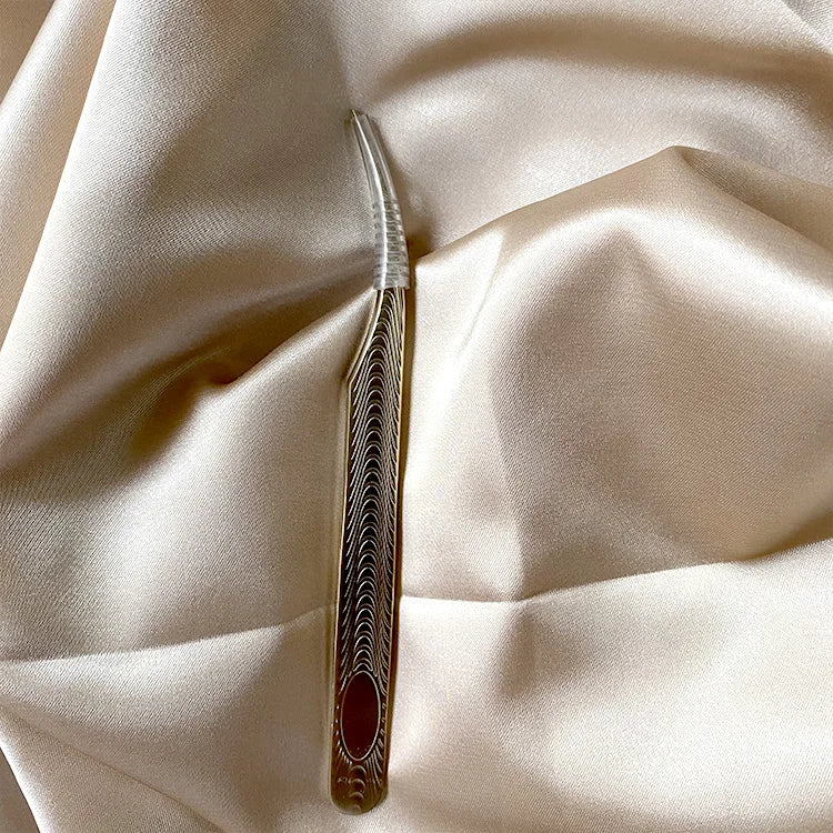High Density 90 Degree Eyelash Stainless Steel Tweezers