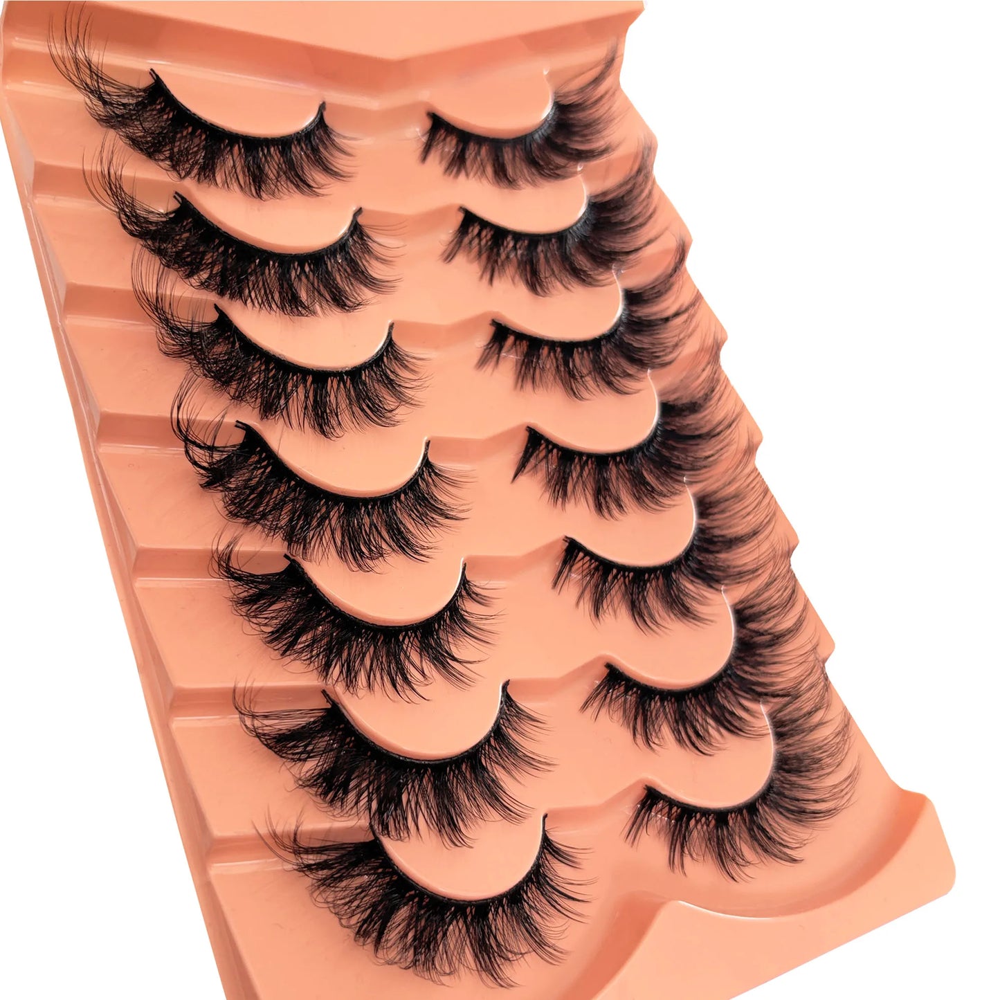 7 Pairs Pack 9D Cat Eye Lashes False Eyelashes