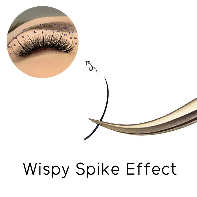 Soft Single Silk Promade Spikes Lash Extensions